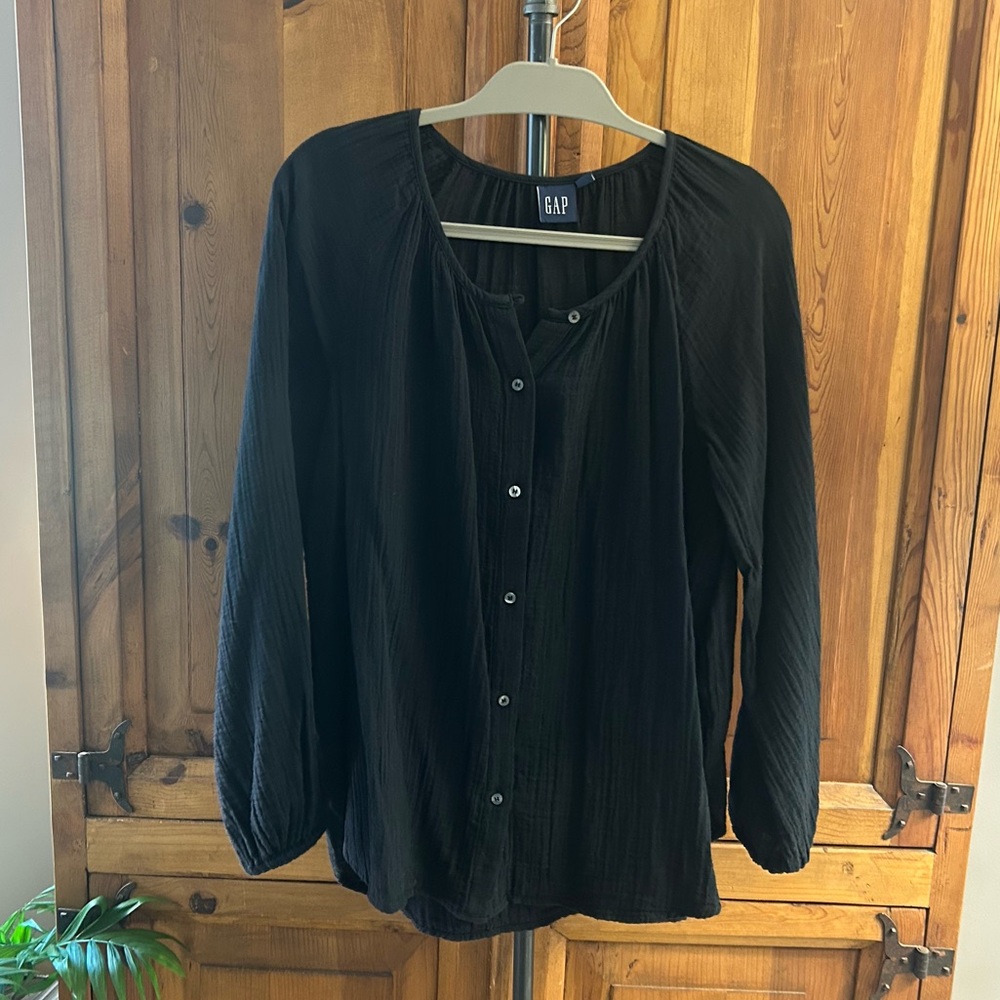 GAP Gauze Button Down Shirt